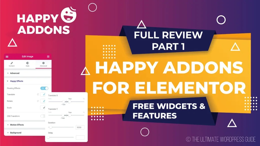 Happy Addons For Elementor