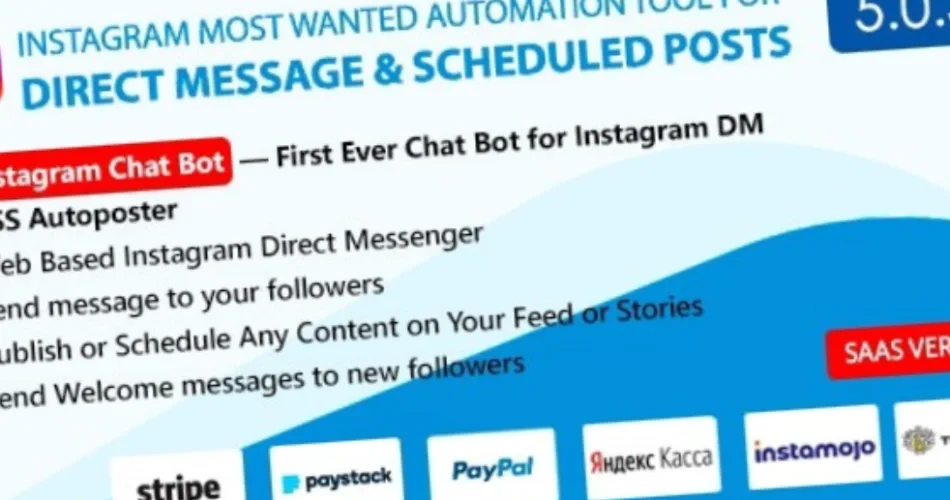 DM Pilot Automation Tool for Instagram Direct