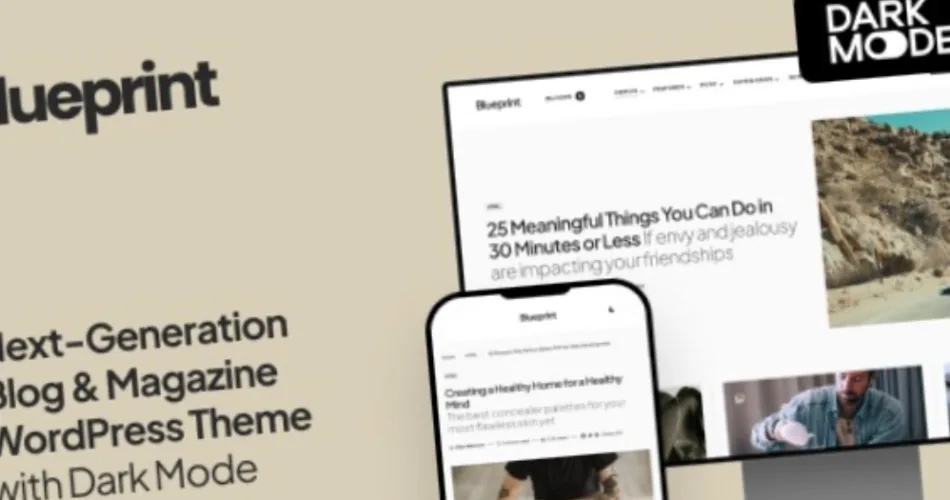 Blueprint Next-Generation Blog & Magazine Theme