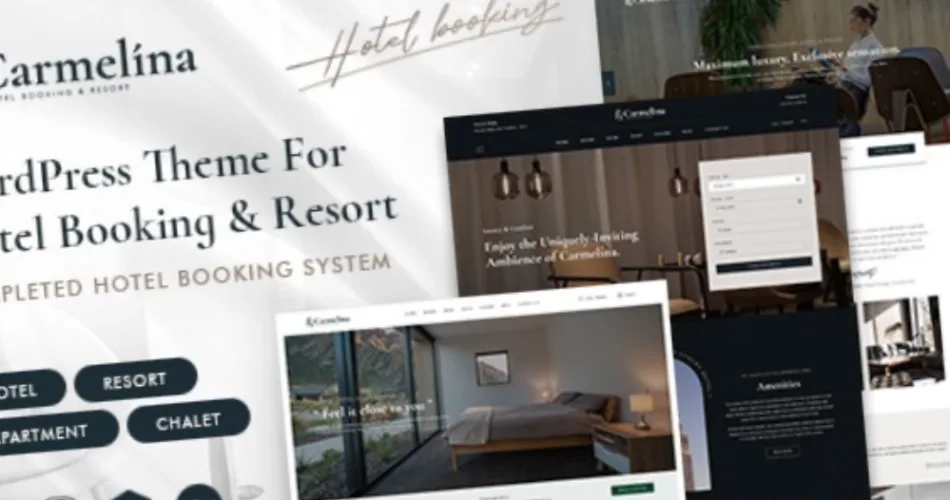 Carmelina Resort & Hotel Booking WordPress Theme