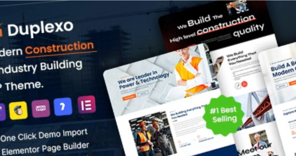 Duplexo Construction Renovation WordPress Theme
