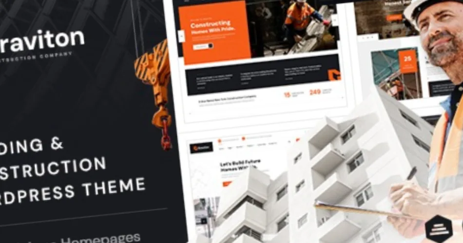Graviton (v1.0.8) Construction WordPress Theme