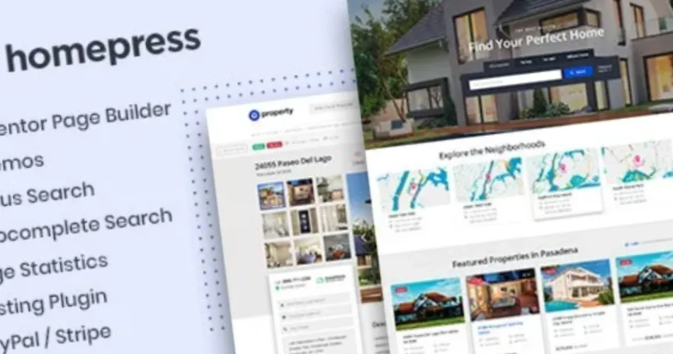 HomePress Real Estate WordPress Theme