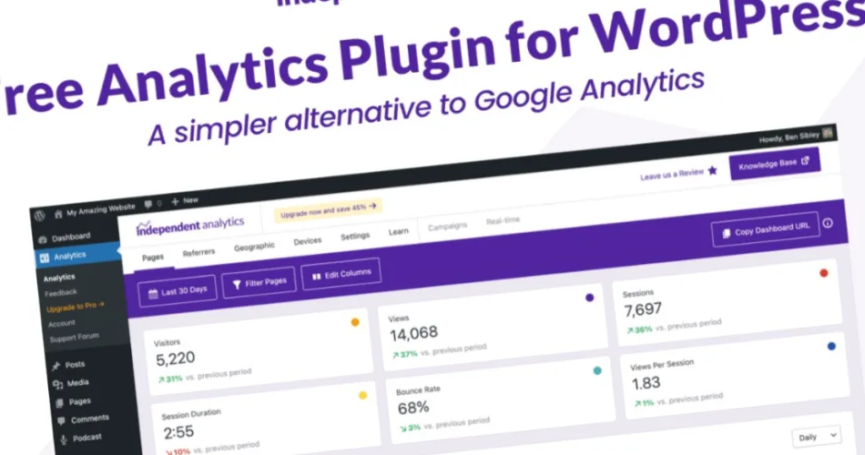 Independent Analytics PRO Google Analytics Alternative for WordPress