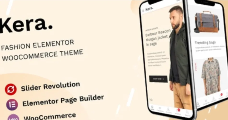 Kera Fashion Elementor WooCommerce Theme