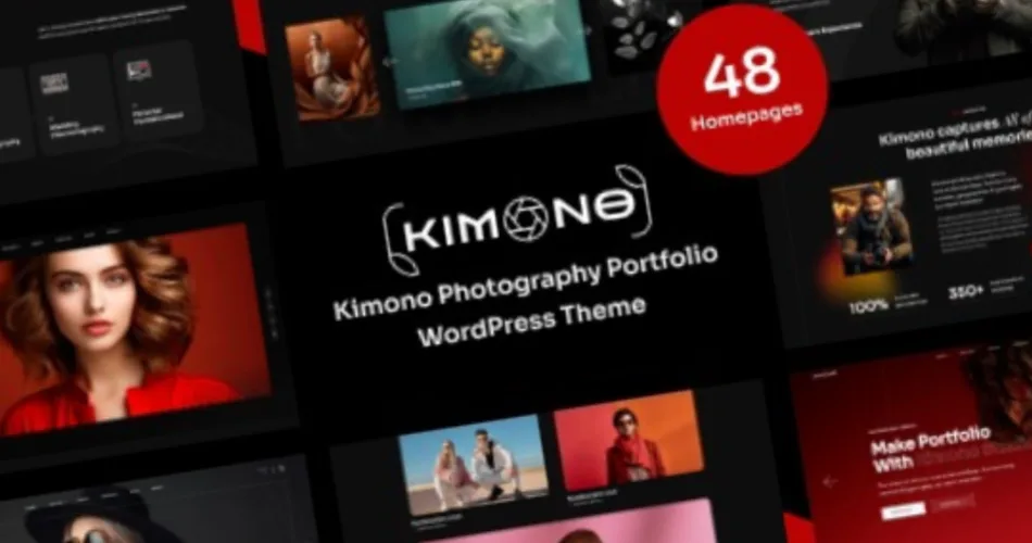 Kimono Photography Portfolio WordPress Theme