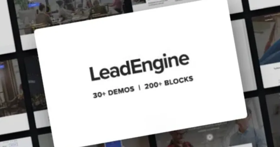 LeadEngine Multi-Purpose WordPress Theme with Page Builder