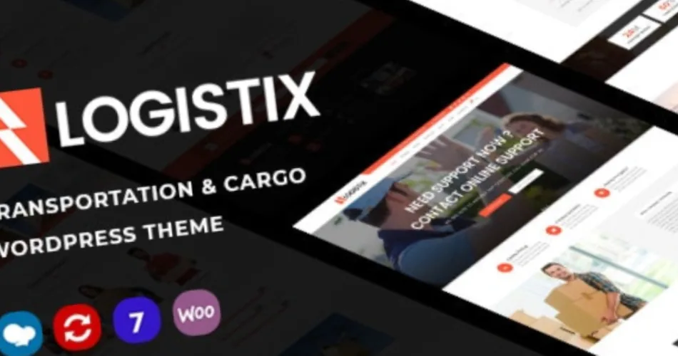 Logistix Premium Responsive Transportation WordPress Theme