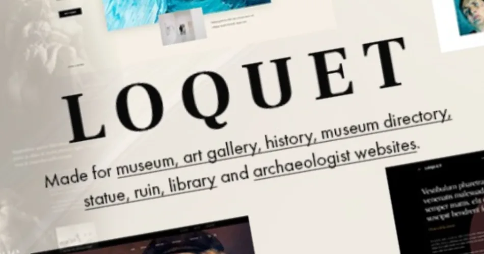 Loquet Museum & History WordPress Theme