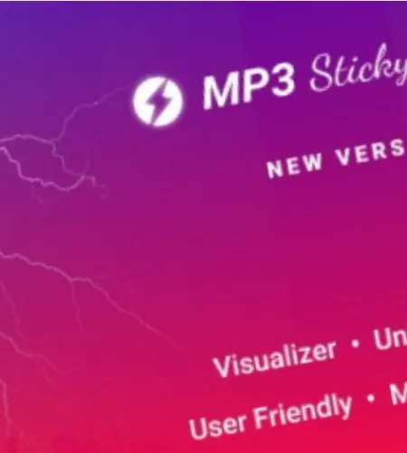 MP3 Sticky Player WordPress Plugin (v8.1)