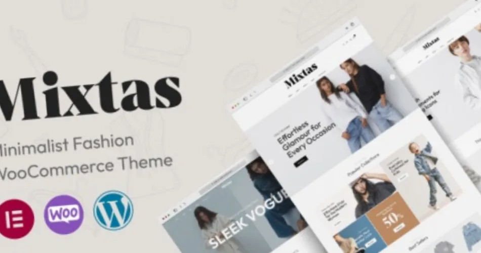 Mixtas Minimalist Fashion WooCommerce Theme