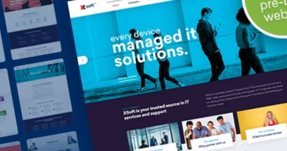 Nanosoft WP Theme for IT Solutions and Services Company