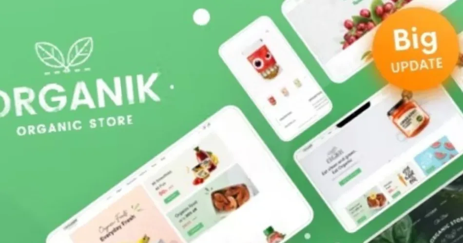 Organik Organic Food Store WordPress Theme