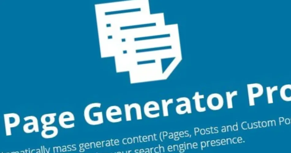 Page Generator Pro