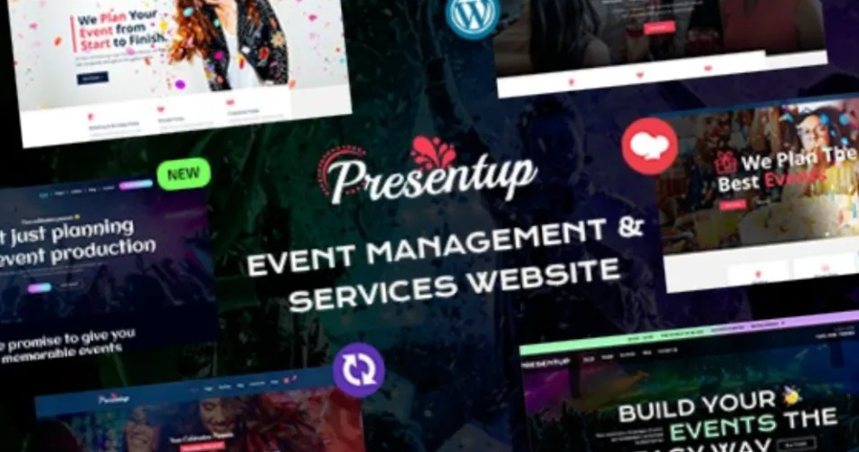 Presentup Event Planner & Celebrations Management WordPress Theme