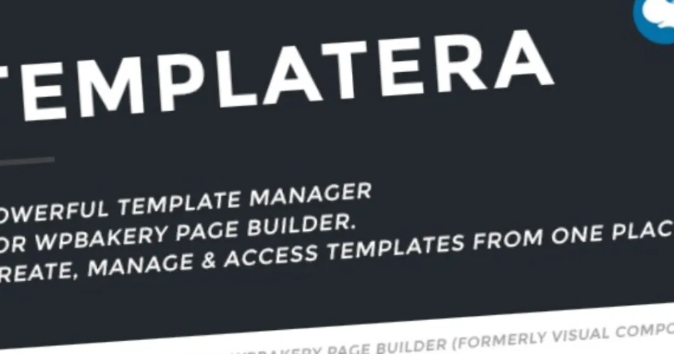 Templatera Template Manager for WPBakery Page Builder