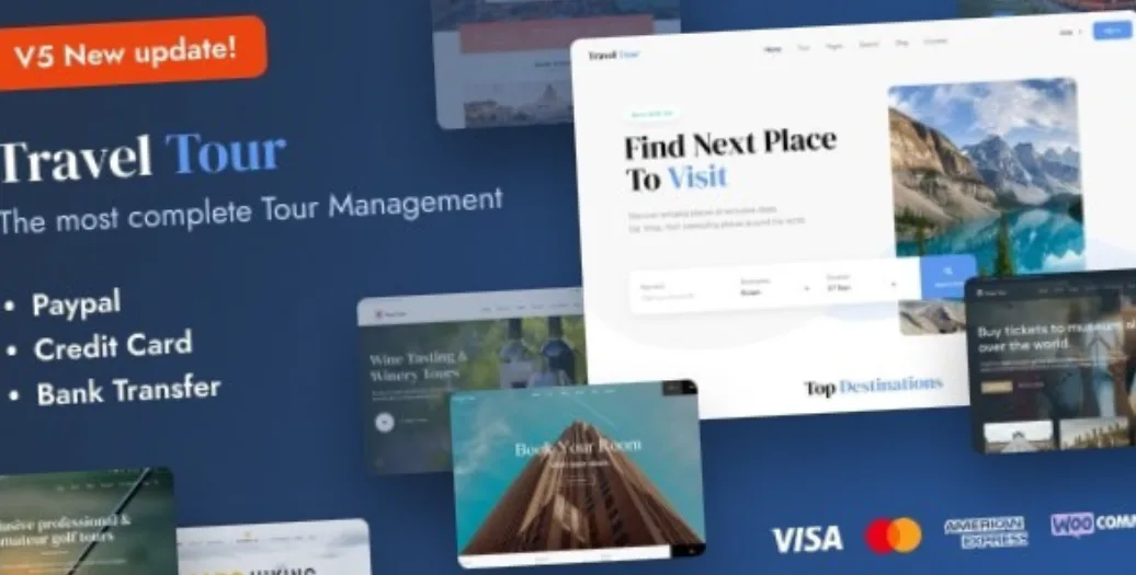 Nulled Travel Tour Theme v5 3 7 Download For Free 