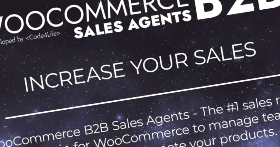 WooCommerce B2B Sales Agents