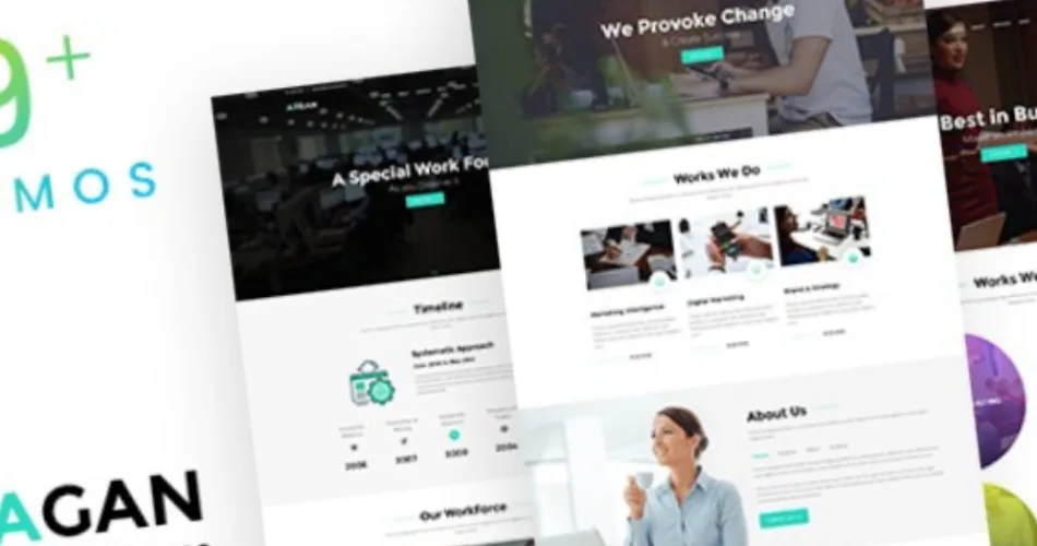 Aagan Startup Business Agency WordPress Theme