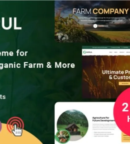 Agrul (v1.4.1) Agriculture WordPress Theme