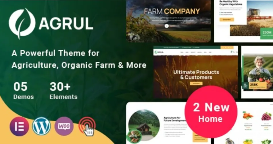 Agrul Agriculture WordPress Theme