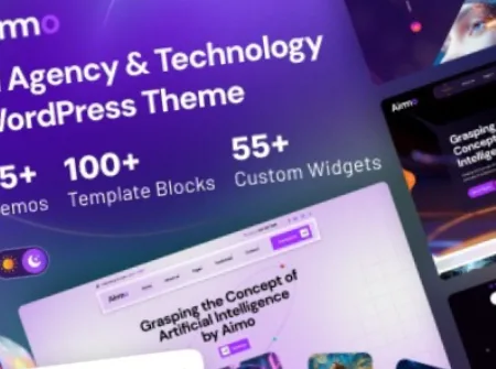 Aimo (March 8, 2025 version) AI Agency & Technology WordPress Theme