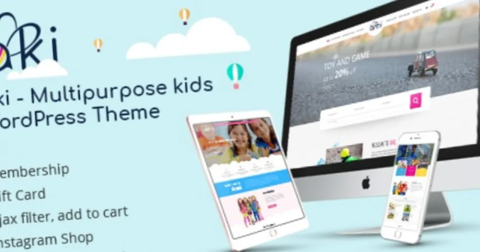 Aki Multipurpose Kids WordPress Theme