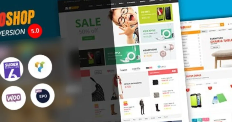 Alo Shop Mega Market RTL Responsive WooCommerce WordPress Theme