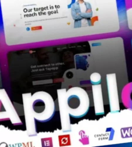 Appilo (v7.0.0) WordPress application landing page