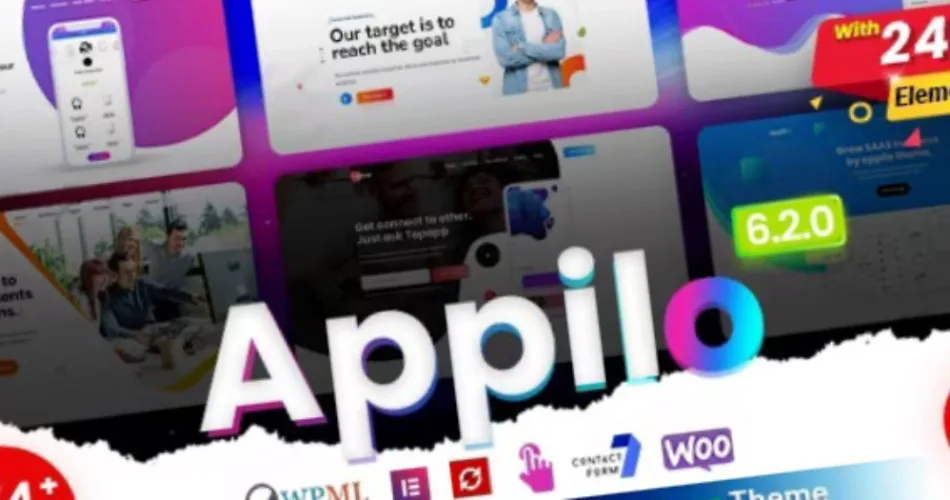 Appilo WordPress application landing page