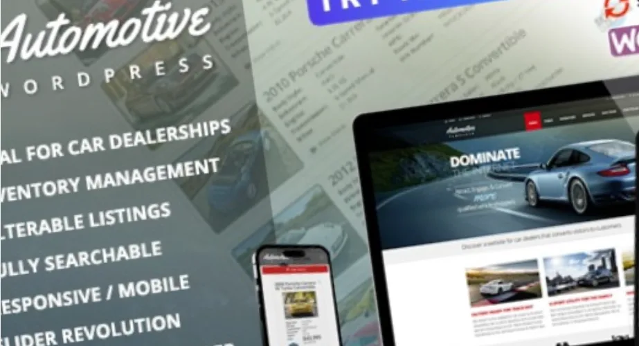 Automotive Car Dealership Business WordPress Theme