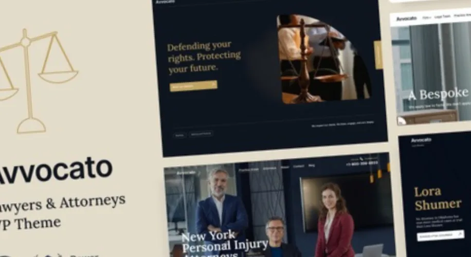 Avvocato Law Firm WordPress Theme