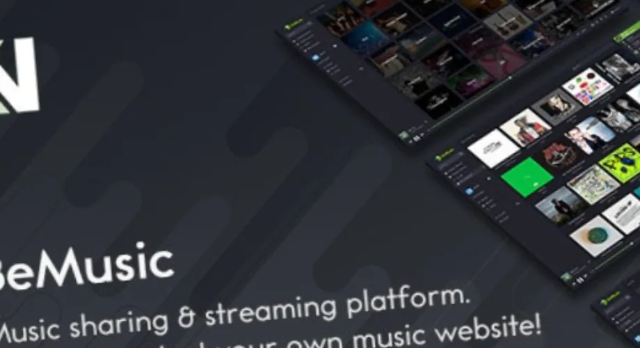 BeMusic Music Streaming Engine PHP Script