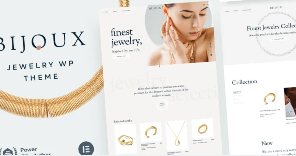 Bijoux Handmade Crafts Jewelry WooCommerce Shop theme