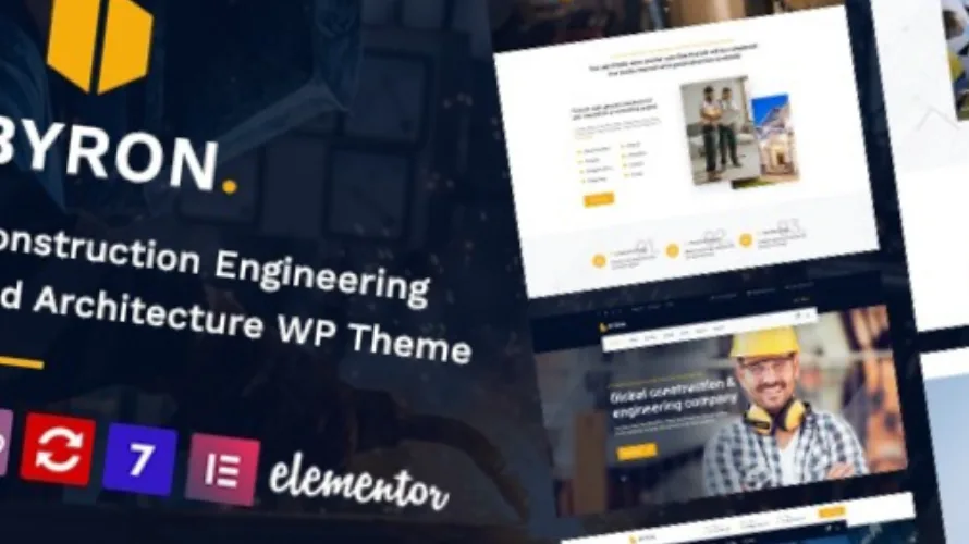 Byron Construction and Engineering WordPress Theme