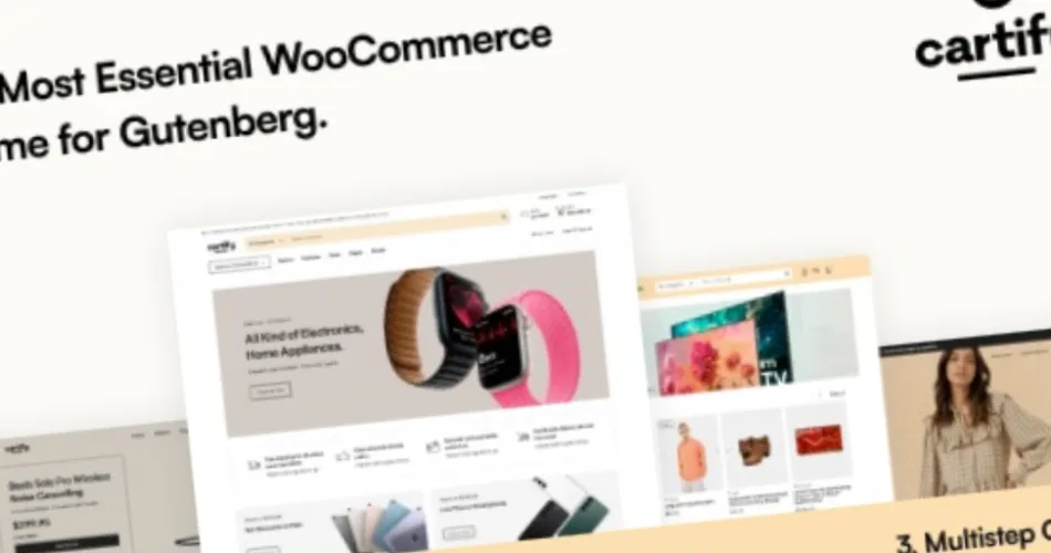 Cartify WooCommerce Gutenberg WordPress Theme