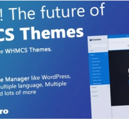 Croster WHMCS CMS Theme (v2.1.3)