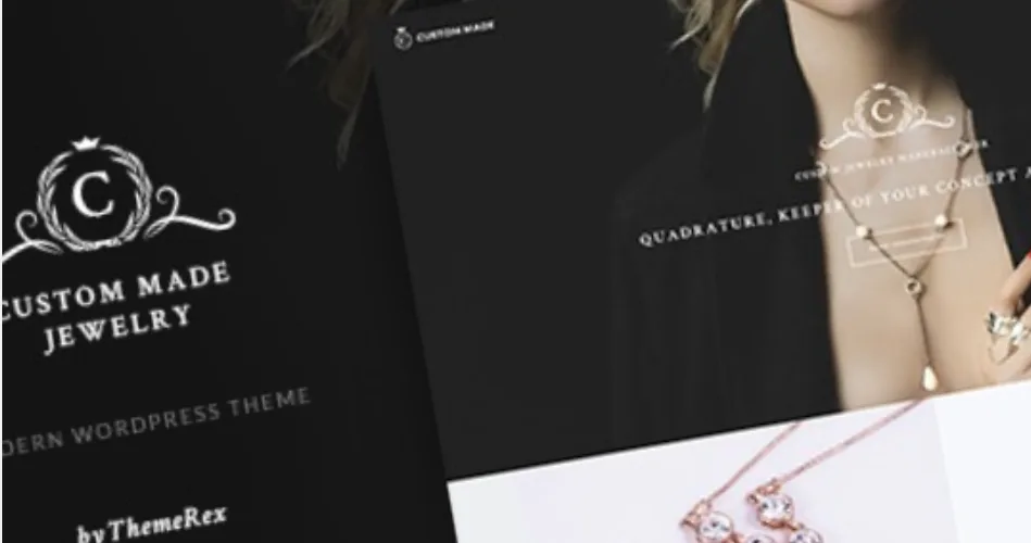 Custom Made Jewelry Manufacturer and Store WordPress Theme