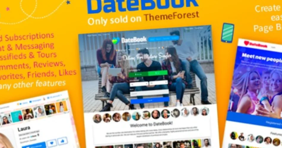 DateBook Dating WordPress Theme