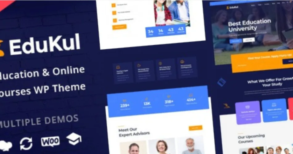 Edukul Online Courses WordPress Theme