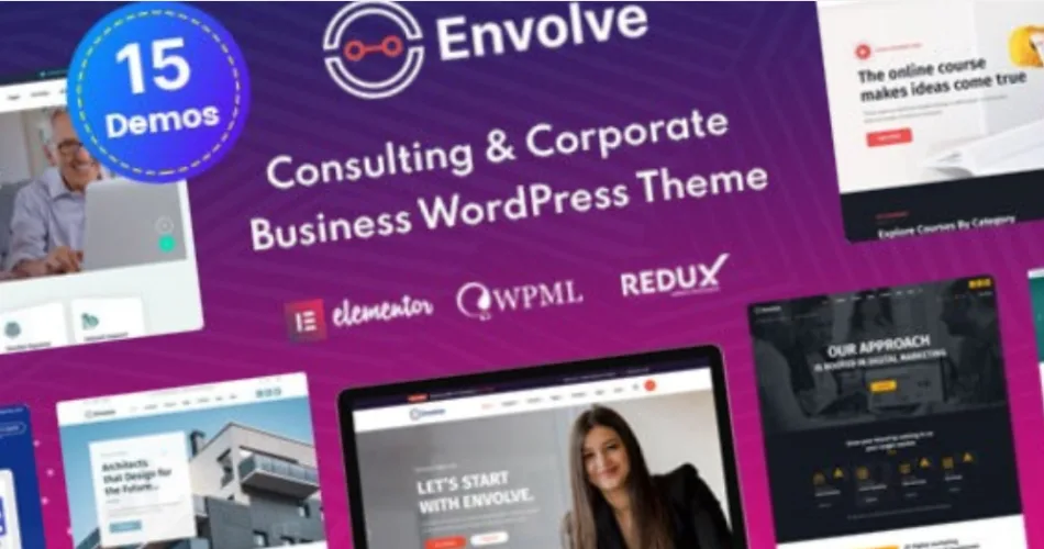 Envolve Consulting Business WordPress Theme