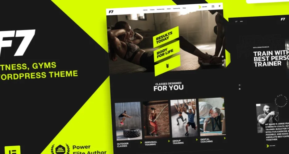 F7 Fitness Gym WordPress