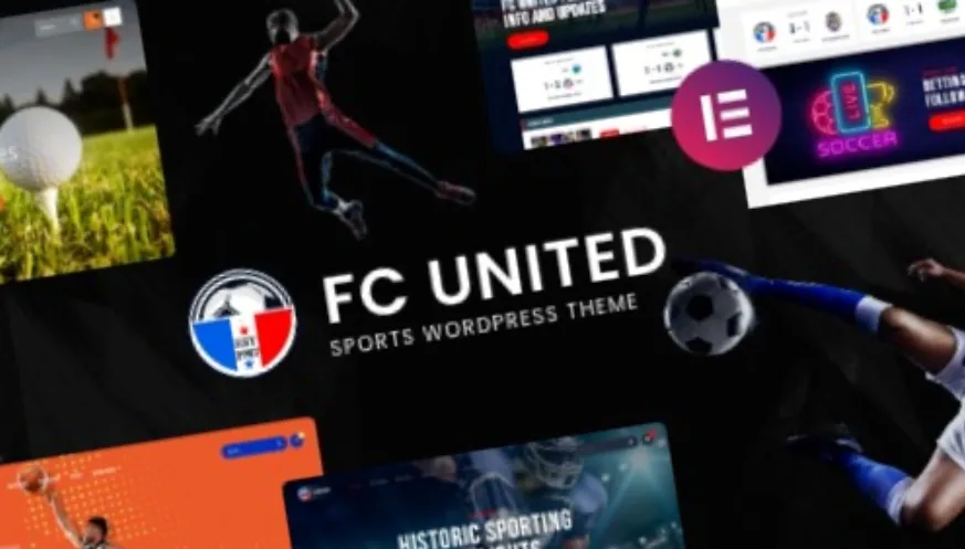 FC United Football, Soccer & Sports WordPress Theme