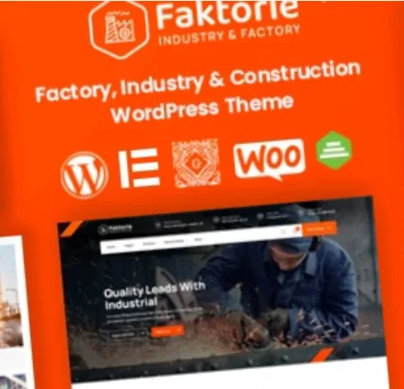 Faktorie (v2.4) Industry & Factory WordPress Theme