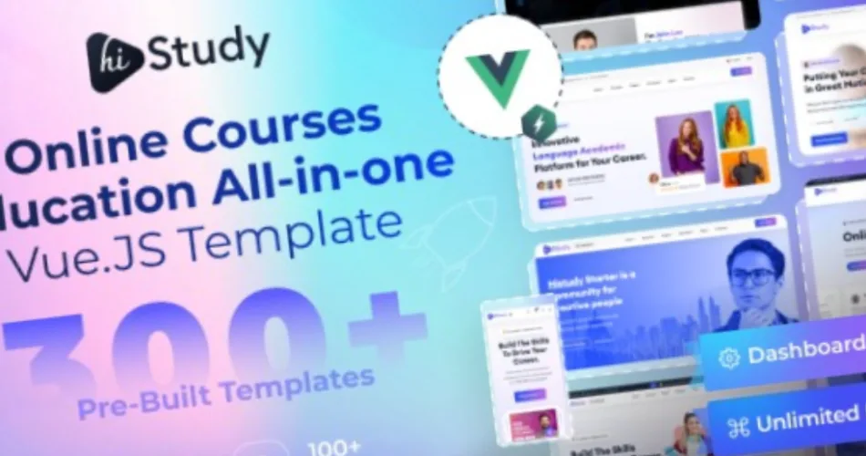 HiStudy Online Courses & Education Template