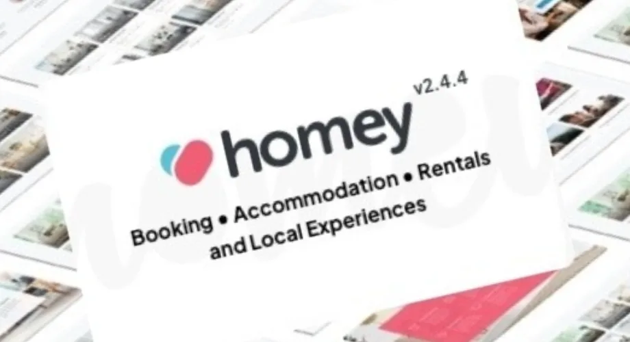 Homey Booking and Rentals WordPress Theme