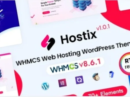 Hostix (v2.0.4) Hosting WHMCS