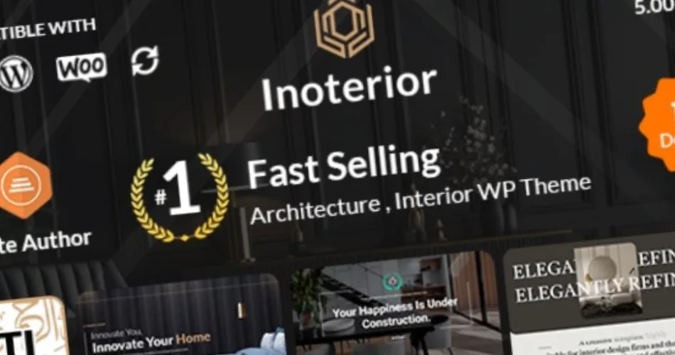 Inoterior Architecture & Interior Designer WordPress Theme