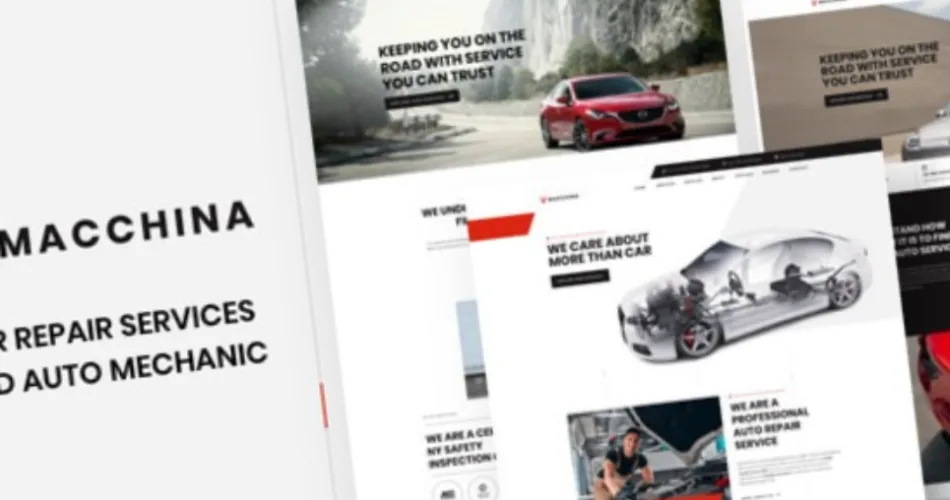 Macchina Auto Repair WordPress