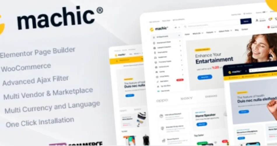 Machic Electronics Store WooCommerce Theme